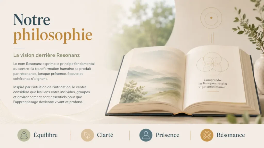 La philosophie derrière Resonanz