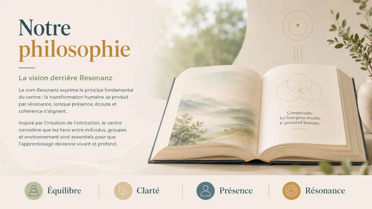 La philosophie derrière Resonanz