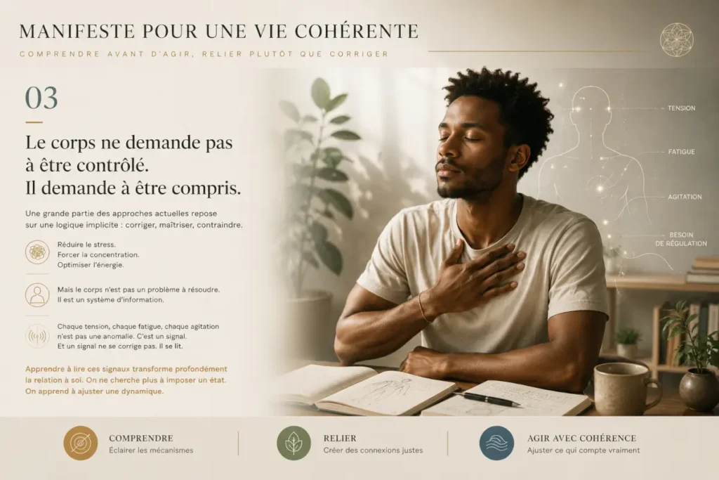 Le déséquilibre n’est pas une erreur, c’est une information Comprendre le corps au lieu de le contrôler