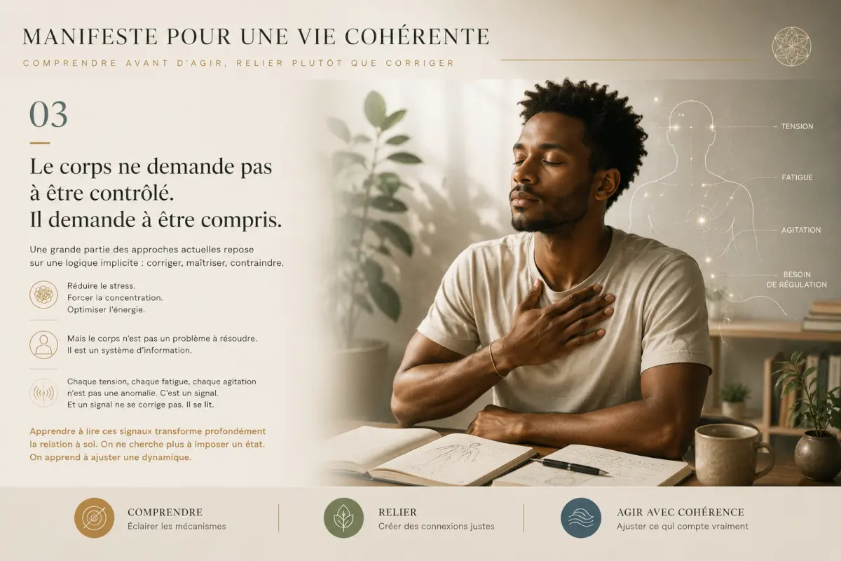 Le déséquilibre n’est pas une erreur, c’est une information Comprendre le corps au lieu de le contrôler
