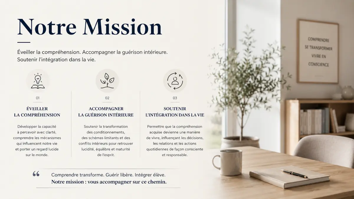 Mission - cultiver la compréhension des situations humaines